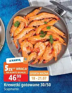 E.Leclerc Krewetki gotowane 30/50 Scamaree oferta