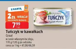 E.Leclerc Tuńczyk w kawałkach Graal oferta