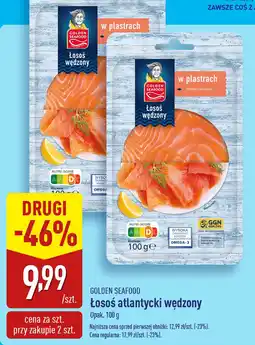 ALDI Łosoś atlantycki wędzony Golden Seafood oferta
