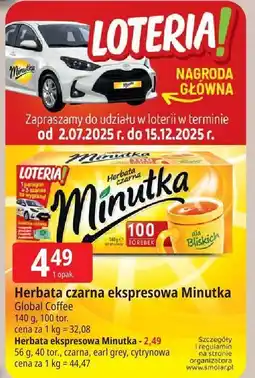 E.Leclerc Herbata czarna ekspresowa Minutka Global Coffee oferta