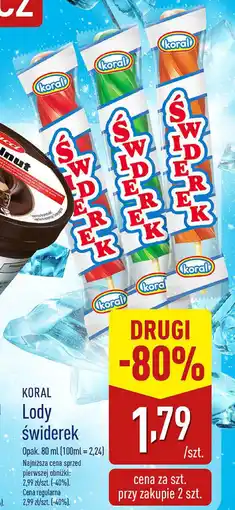 ALDI Lody świderek Koral oferta
