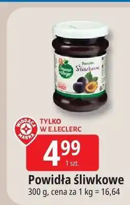 E.Leclerc Powidła śliwkowe Dobre Rady oferta