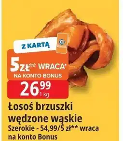 E.Leclerc Łosoś brzuszki wędzone waskie Leclerc oferta