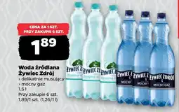 Netto Woda źródlana Żywiec zdrój oferta