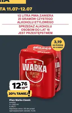 Netto Piwo Warka oferta