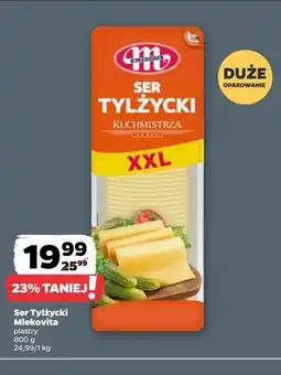Netto Ser tylżycki kuchmistrza plastry Mlekovita oferta