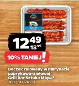 Netto Boczek wieprzowy w papryce z ziołami Sztuka Mięsa Netto oferta