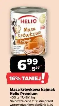 Netto Masa krówkowa kajmakowa Helio oferta