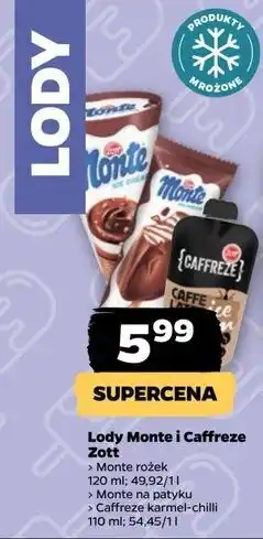 Netto Lody Zott Caffreze oferta