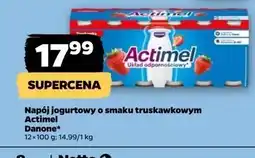 Netto Jogurt truskawka Danone Actimel oferta