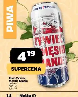 Netto Piwo Żywiec Jasne Pełne oferta