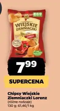 Netto Chipsy papryka z ogródka Lorenz Wiejskie Ziemniaczki oferta