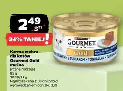 Netto Karma dla kota z tuńczykiem Purina Gourmet Gold oferta