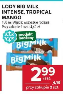 Stokrotka Market Lody Big Milk Intense, Tropical Mango oferta