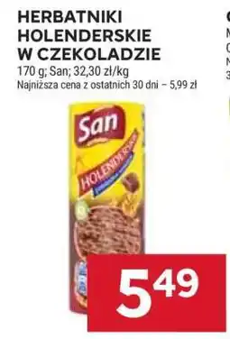 Stokrotka Market Herbatniki Holenderskie w Czekoladzie oferta