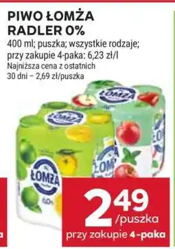 Stokrotka Market Piwo Łomża Radler 0% oferta