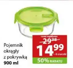 Stokrotka Market Pojemnik okrągły z pokrywką 900 ml oferta