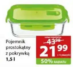 Stokrotka Market Pojemnik prostokątny z pokrywką 1,5 l oferta