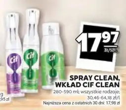 Stokrotka Market Spray Clean, wkład CIF Clean oferta