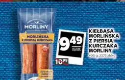 Stokrotka Market Kiełbasa morlińska z piersią kurczaka Morliny oferta