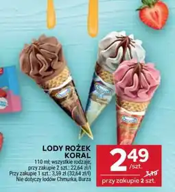Stokrotka Market Lody Rożek Koral oferta