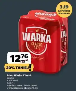 Netto Piwo Warka Classic oferta