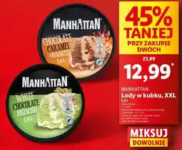 Lidl MANHATTAN Lody w kubku, XXL oferta