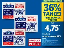 Lidl POLMLEK Masło ekstra 82% oferta