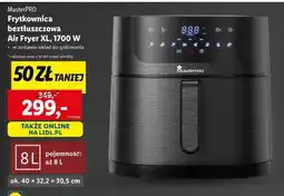 Lidl MasterPRO Frytkownica beztłuszczowa Air Fryer XL, 1700 W oferta