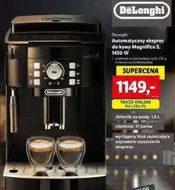 Lidl DeLonghi Automatyczny ekspres do kawy Magnifica S, 1450 W oferta