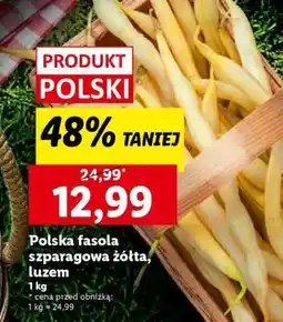 Lidl Polska fasola szparagowa żółta, luzem oferta