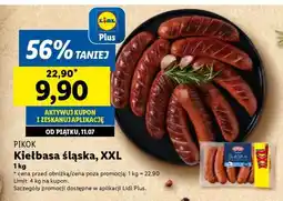 Lidl PIKOK Kiełbasa śląska, XXL oferta