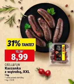 Lidl GRILL&FUN Kaszanka z wątrobą, XXL oferta