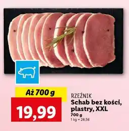 Lidl Schab bez kości, plastry, XXL oferta