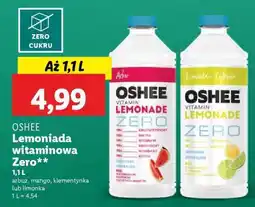 Lidl OSHEE Lemoniada witaminowa ZERO oferta