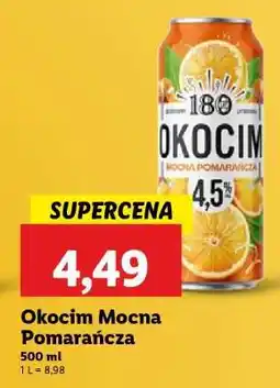 Lidl Okocim Mocna Pomarańcza oferta