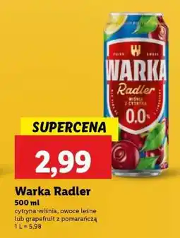 Lidl Warka Radler oferta