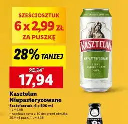 Lidl Kasztelan Niepasteryzowane oferta