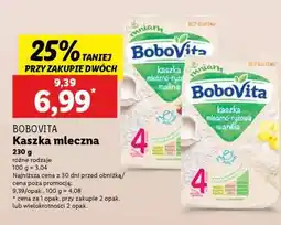 Lidl BOBOVITA Kaszka mleczna oferta
