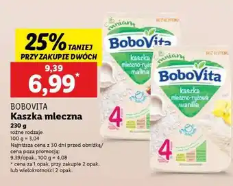 Lidl BOBOVITA Kaszka mleczna oferta