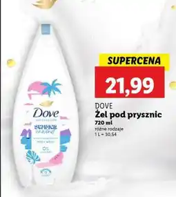 Lidl Dove żel pod prysznic oferta