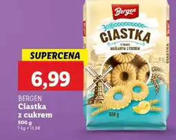 Lidl BERGEN Ciastka z cukrem oferta
