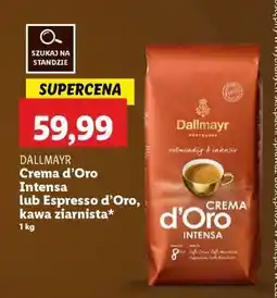 Lidl DALLMAYR Crema d'Oro Intensa lub Espresso d'Oro, kawa ziarnista oferta