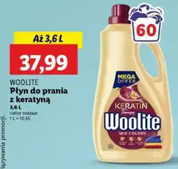 Lidl Woolite Płyn do prania z keratyną oferta