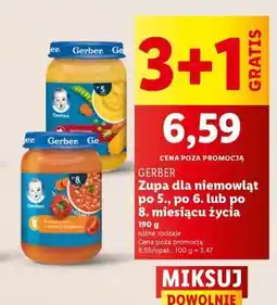 Lidl Gerber Zupa dla niemowląt oferta