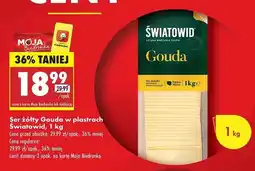 Biedronka Ser gouda plastry Światowid oferta
