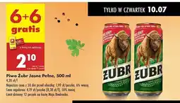 Biedronka Piwo Żubr 1768 oferta