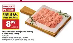 Biedronka Mięso na kotlety z indyka Kraina Mięs oferta