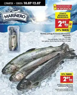 Biedronka Pstrąg tęczowy patroszony Marinero oferta