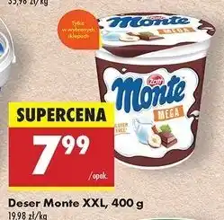 Biedronka Deser mleczno-czekoladowy z orzechami Zott Monte Mega oferta